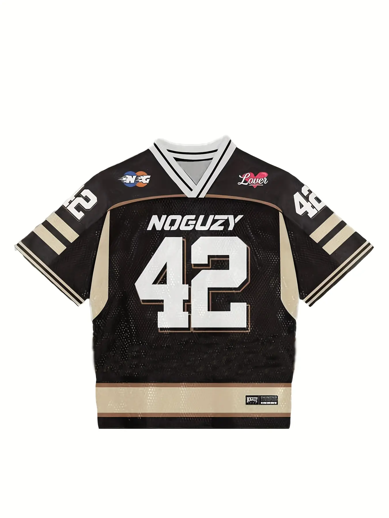 Mens Jersey Shirts Oversized Number Graphic Tees Short Sleeve Mesh Tshirts Vintage 90s Y2k Streetwear Tops