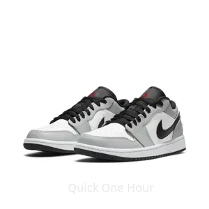 Gray-White Street-Style Versatile Casual Sneakers: Soft-Soled, Breathable, and Comfortable for All-Day Wear—Unisex Fashionable Athletic Shoes