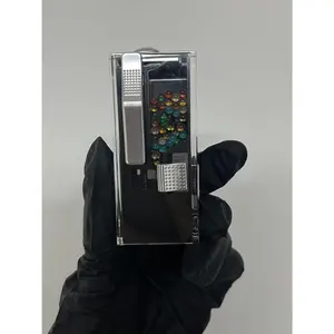 Butane-Free New Flavor Bead Injection Device, DIY Bead Pusher Accessory, Lightweight & Durable, A Handy Helper for Hiking & Outdoor Activities (Black) Filter Capsule Box Easy Operation