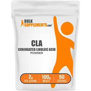 BulkSupplements - CLA Conjugated Linoleic Acid Powder - Immune - Heart Health - 100g-1kg - 2g per Serving