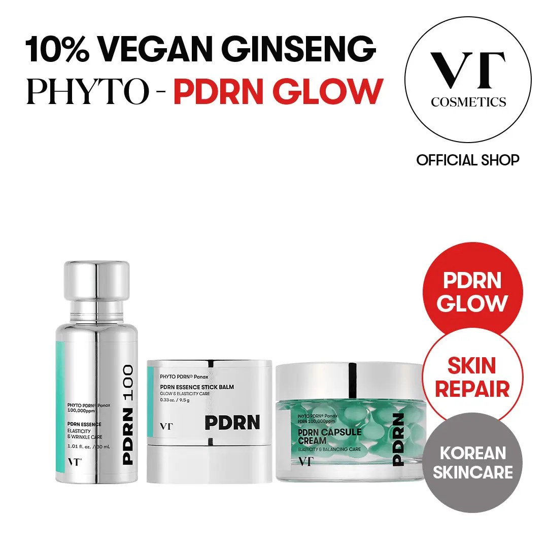 VT PDRN Essence+Stick Balm+PDRN Capsule Cream