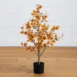 3' Autumn Eucalyptus Artificial Tree