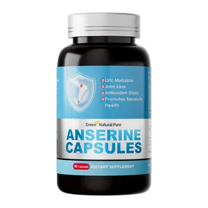 Anserine 90% High Purity Joint & Uric Acid Support Capsules | 250mg Premium Blend with Celery Seed, Antioxidant & Metabolic Health, 60 Servings