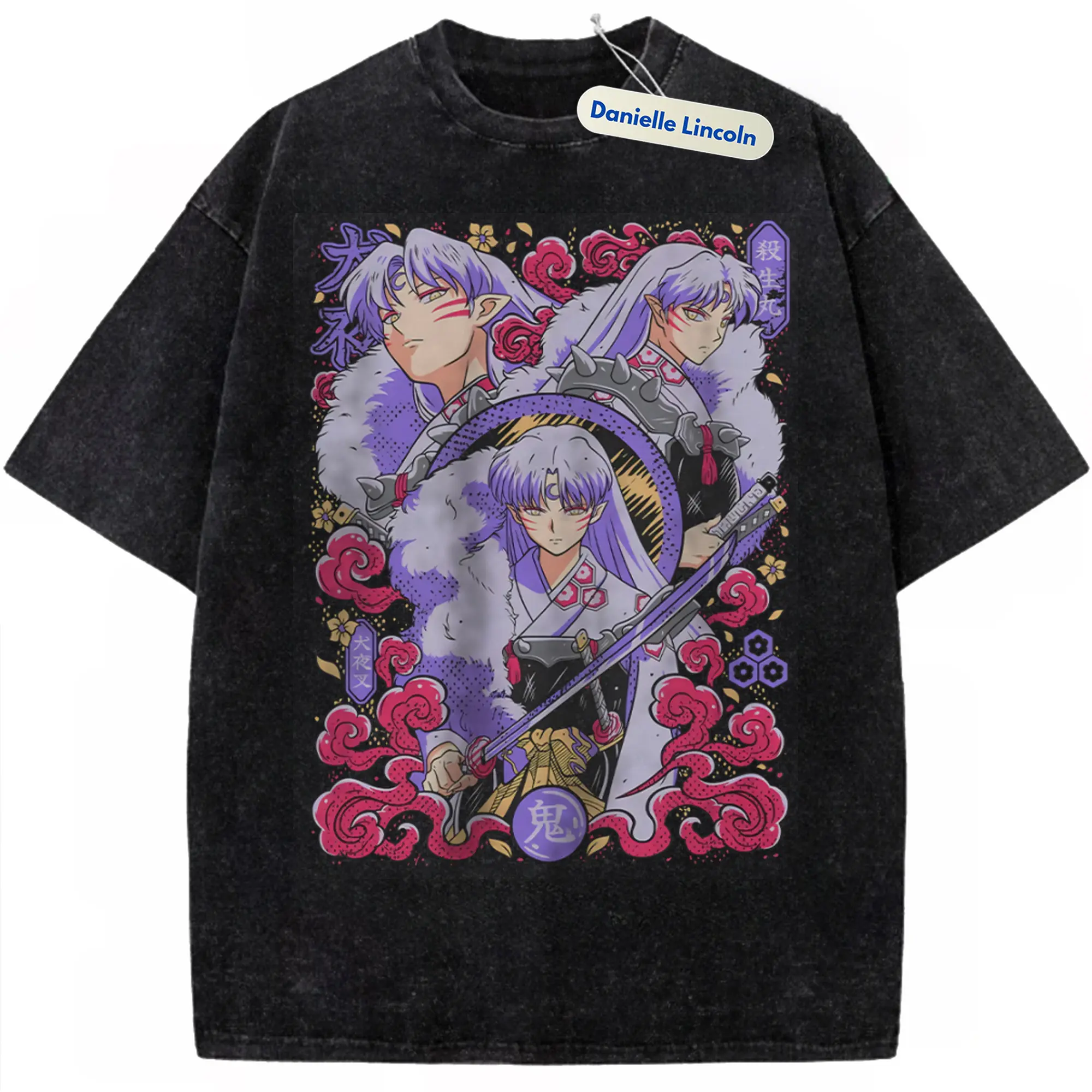 Sesshomaru Anime Graphic T-Shirt, Inuyasha Anime Shirt Gift For Fan Manga Gift For Men, Gift For Women, Crew Neck T-shirt, Trending T-shirt