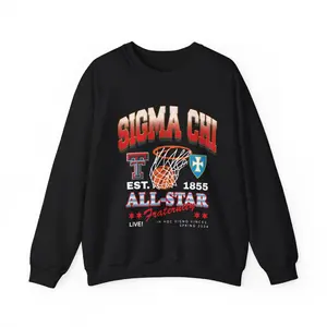 Sigma Chi All-Star Crewneck Sweatshirt: Premium Quality Apparel for Fraternity Members