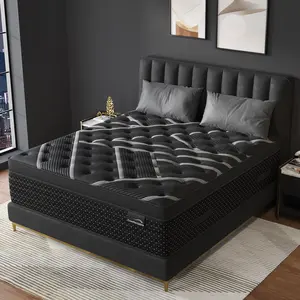 12/14 Inch Twin Full King Queen Mattress , Hybrid Mattress in a Box, Memory Foam and Individual Pocket Springs, Edge Support, Motion Isolation & Pressure Relief, Medium Firm