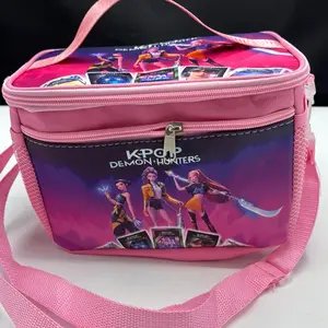 Pink kpop lunch box