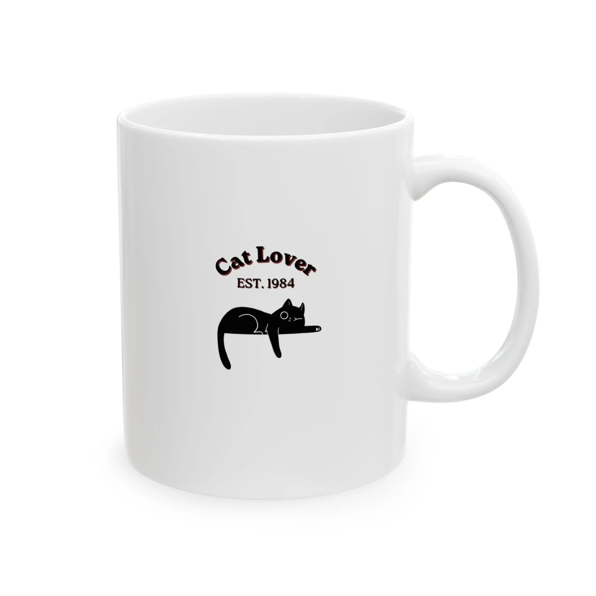 Cat Lover, Gift | Ceramic Coffee Cup