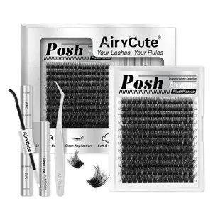 Posh | Voluminous Queen Lashes | Unstoppable Lashes You've Been Waiting For | Lashes with Ultra-Dense, Waterproof, Long-Lasting Lashes | Volume Style | Beginner-Friendly DIY Lashes for a Flawless | Trendy & Must-Have Clusters #SummerVibe