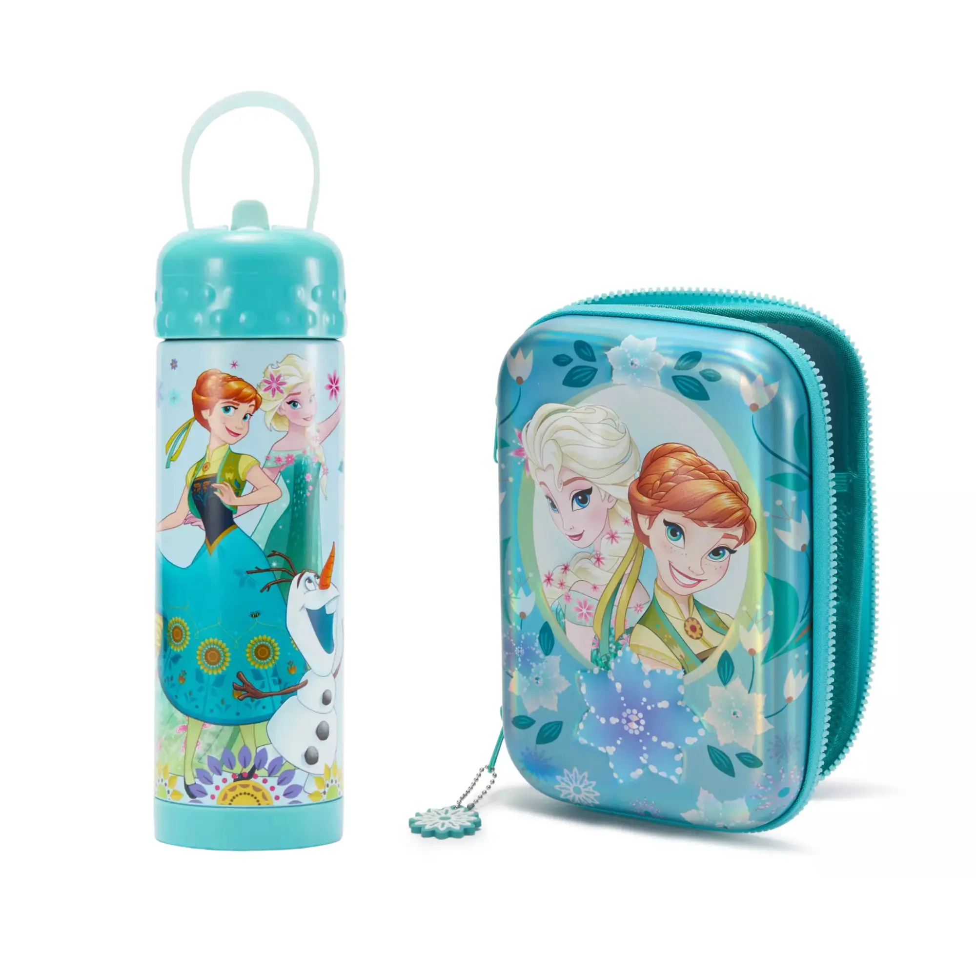 Frozen Water Bottle & Stationery Kit Bundle
