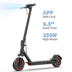 Joyhis Electric Scooter for Adults, 8.5" Tires, 19Mph, 350W Motor, 19 Miles Range, Folding E-Scooter with Dual Suspension,APP