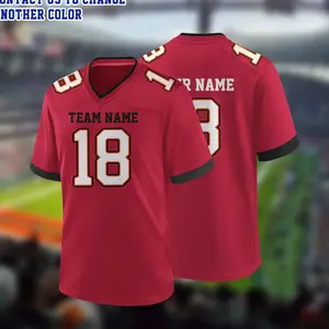 Custom Tampa Bay Football Jersey Personalized Uniform Team Name Number Logo Shirt clothes Men women and kids Game Day Outfit Father's Day LCF