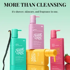 New!Sttes Shower Oil 02# (Irresistible Sunshine) 5.47 oz – Moisturizing Body Wash with Pistachio, Almond, Vanilla & Salted Caramel, Natural Plant Oils, No Mineral Oil, Parabens or Phthalates