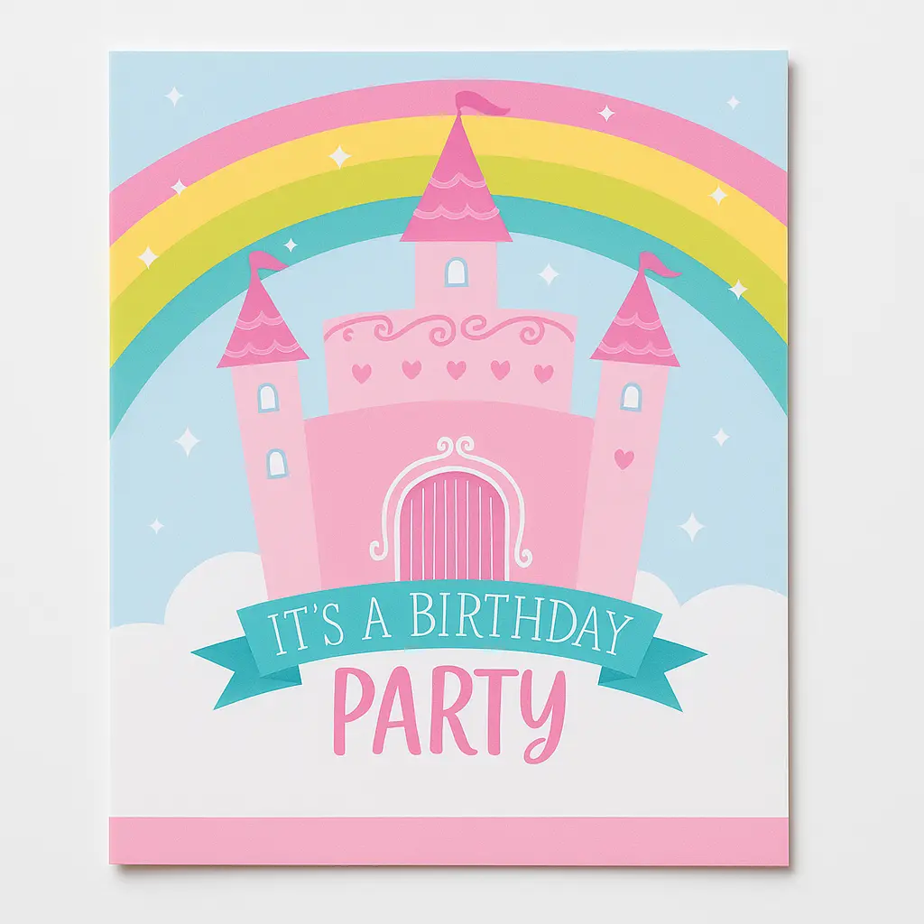 Princess Castle Birthday Party Invitations Princess Castle Birthday Party Invitations