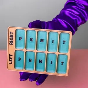 Nail Organizer with Dividers