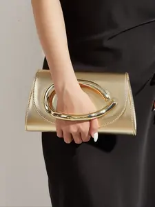 Elegant Large Women's Handbag Evening Bag, Detachable Chain Strap, Perfect for Parties Weddings Events, Stylish and Luxurious Design, Evening Shoulder Handbag