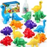 Dinosaur 26 Alphabet Letter Learning Toys, Preschool Montessori Educational Language Tool, Alphabet Tool Cards & Kids Learning Cards, Toddler ABC Letter Learn Letter, Educational Tool Skill Building,School Education Dino,educational language