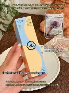 Pet Ear Cleanser for Dogs and Cats - Ear Mite Treatment & Infection Relief - 3.4oz