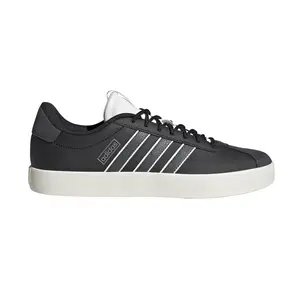 adidas Mens Vl Court 3.0 Lace Up Sneakers Shoes Casual - Black