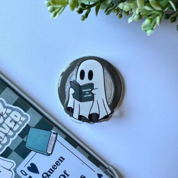 Cute Ghost PopSocket, Kewpie Baby Bat Phone Grip, Halloween phone grips, Spooky Phone Grips, Halloween Grip, Magsafe Phone Grips