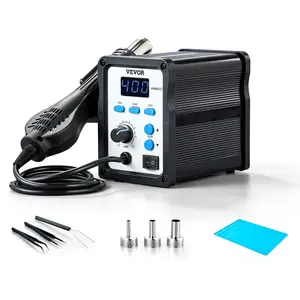 VEVOR 700W Hot Air Rework Station 212℉-932℉ SMD Rework Station with Digital Display