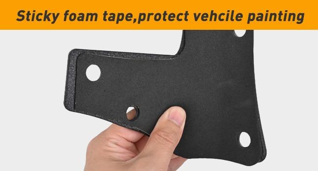 Nilight Upper Windshield Frame Mounting Bracket A-pillar Mounts for 52 Inch Light Bar and LED Pod Lamp on Wrangler JK 2007 2008 2009 2010 2011 2012 2013 2014 2015 2016 2017 2018