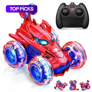 Spider Design Remote Controlled Car Toy, 1 Box High Speed Drift Off-road Truck Toy & Accessories with Cool Light, All Weather Truck Car Toy for Kids, Gift
