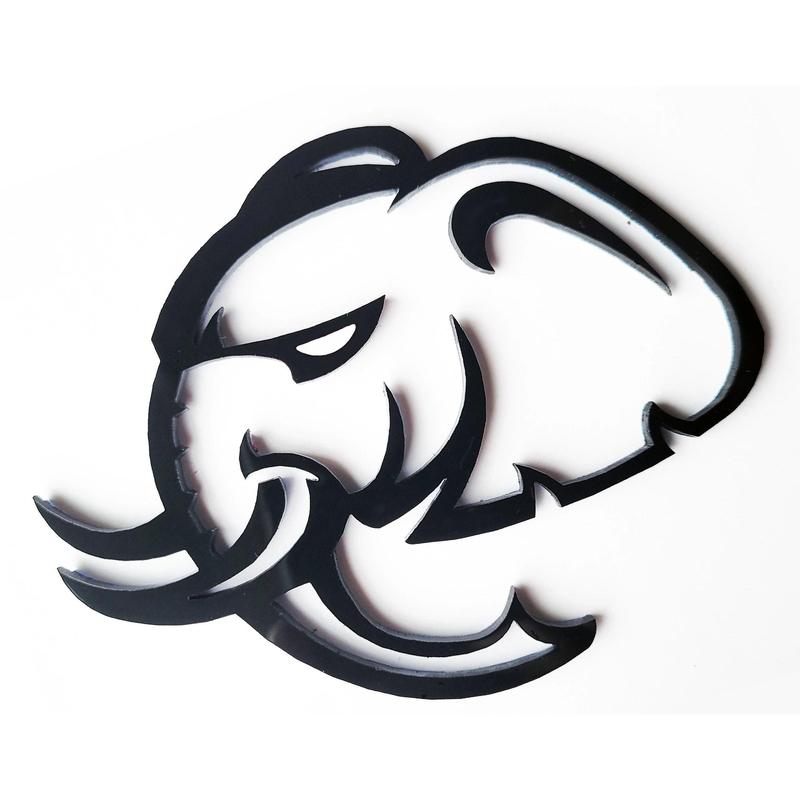 2x Elephant Hellephant SRT Badge Emblem Logo for Dodge Challenger Charger TRX