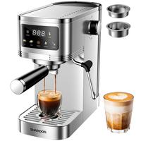 Touch screen espresso machine