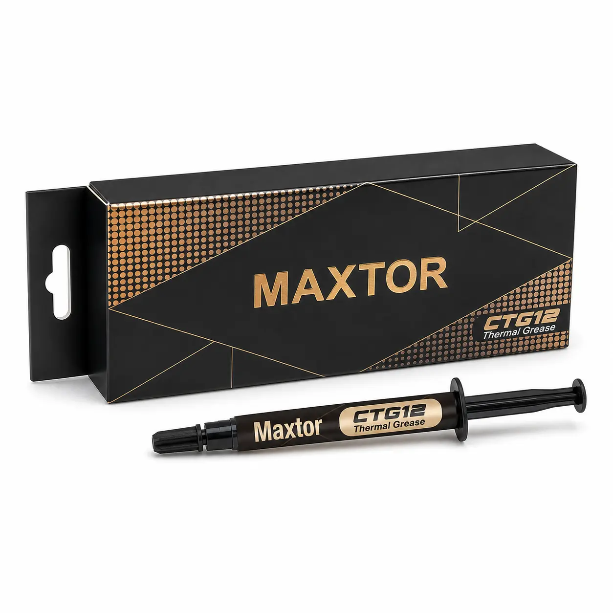 Maxtor CTG12 Thermal Paste, 18W/mK High Performance Cooling Compound for CPU, GPU (for Desktop & Laptop Components)