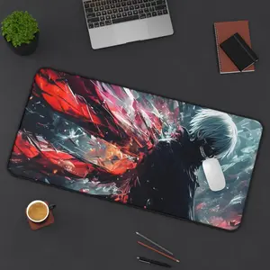 Anime Tokyo Ghoul Desk Mat, Kaneki Ken, Perfect Gift for Otaku, Gaming Setup, Desk Accessories, Home Office Must-Have