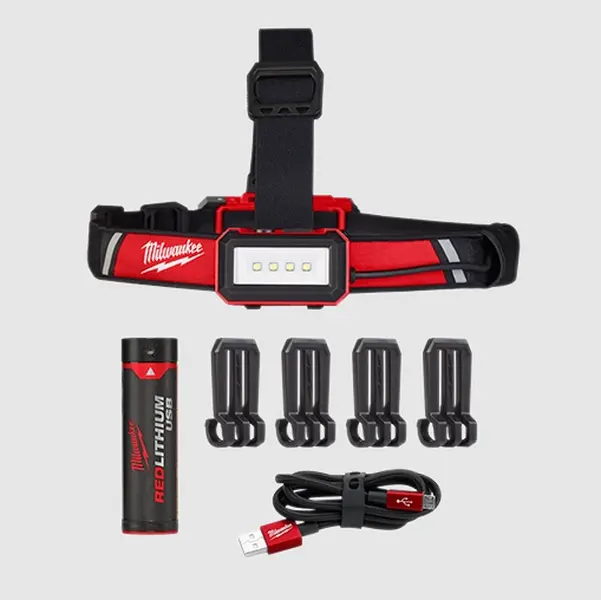 Milwaukee 2115-21 REDLITHIUM USB Low-Profile Headlamp