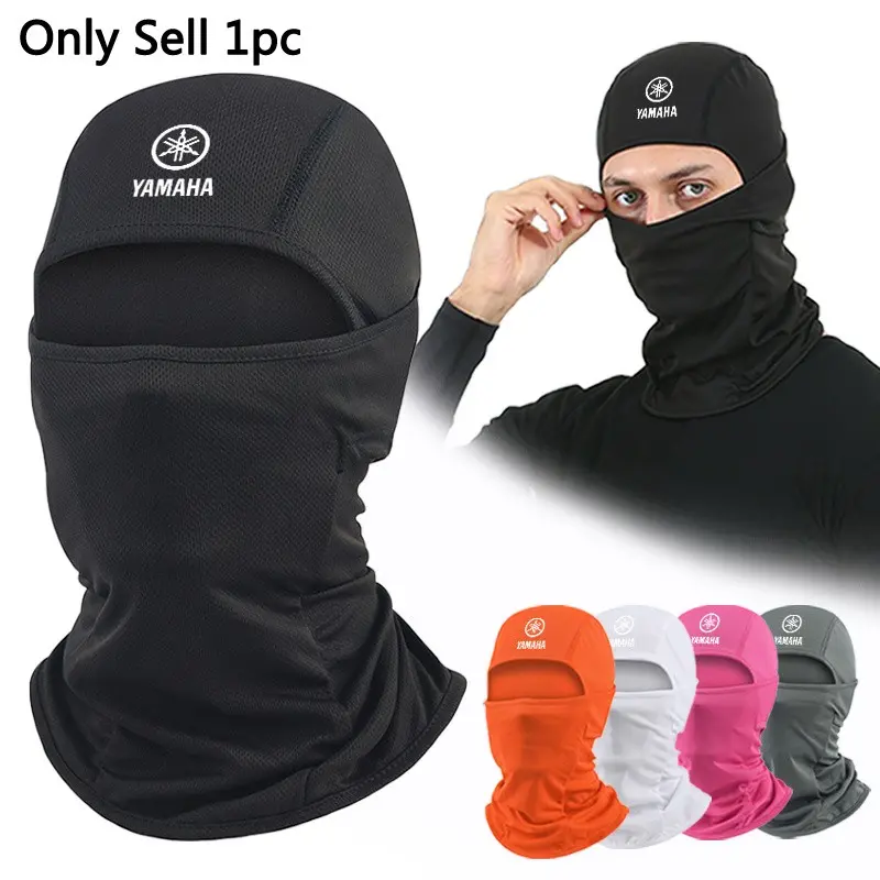 Motorcycle For Yamaha Emblem Outdoor Sun Protection Neck Cover Scarf Cycling Sunshade Breathable Riding Face Mask Dustproof Sports Quick Drying