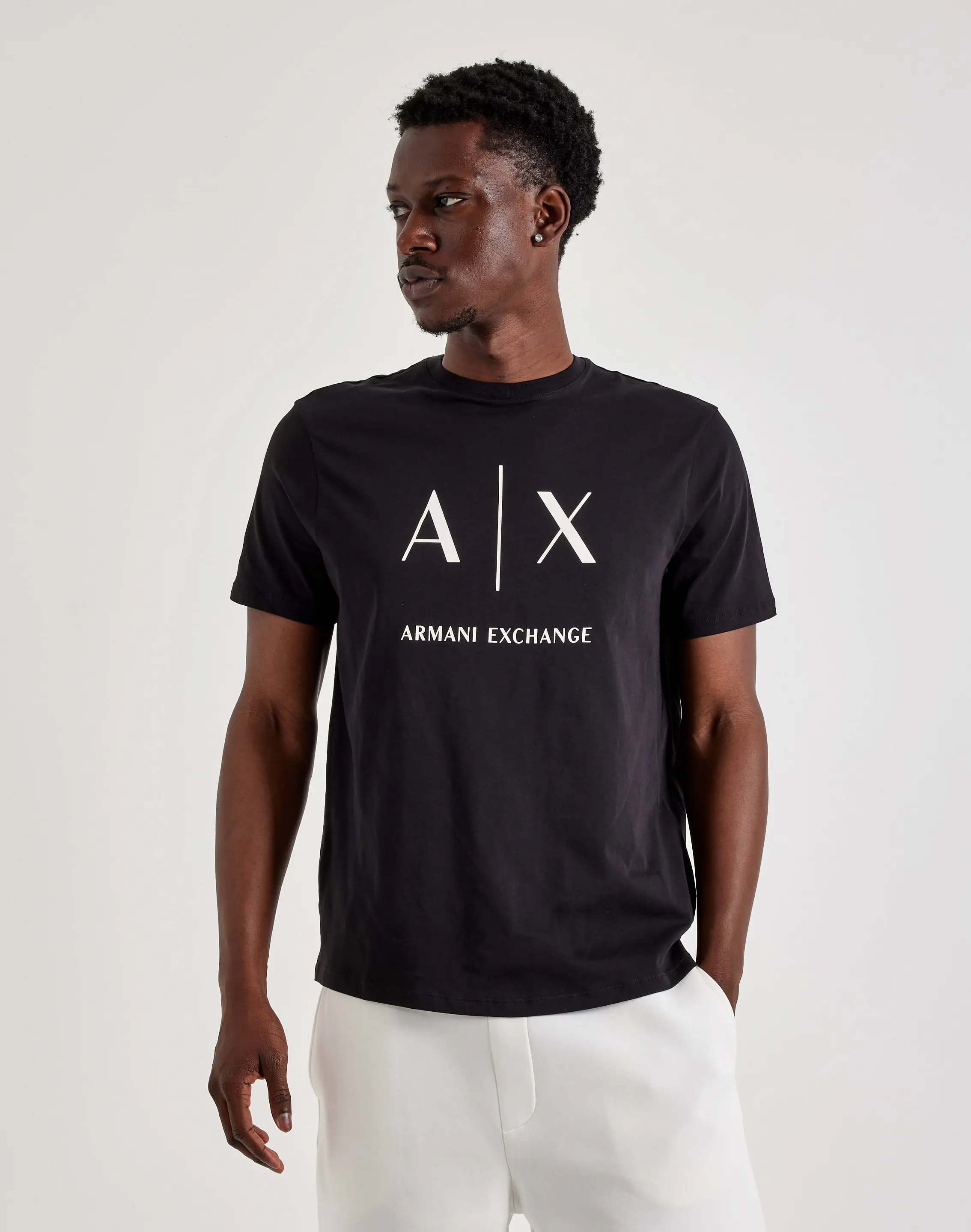 Mens Armani Exchange Icon Logo Tee