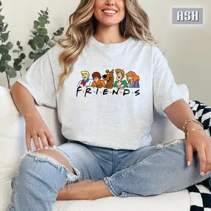Vintage Friends Scooby Doo T Shirt, Scooby Doo Best Day Ever Shirt, Cartoon Scooby Doo Friends Shirt, Friends Tee, Scooby Doo Tee