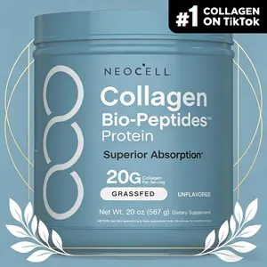 NeoCell Collagen Bio-Peptides Powder 20oz - GrassfedProtein Supplement - Advanced with 18 Essential AminoAcids(Limited to 50 units soldouton afirst come)