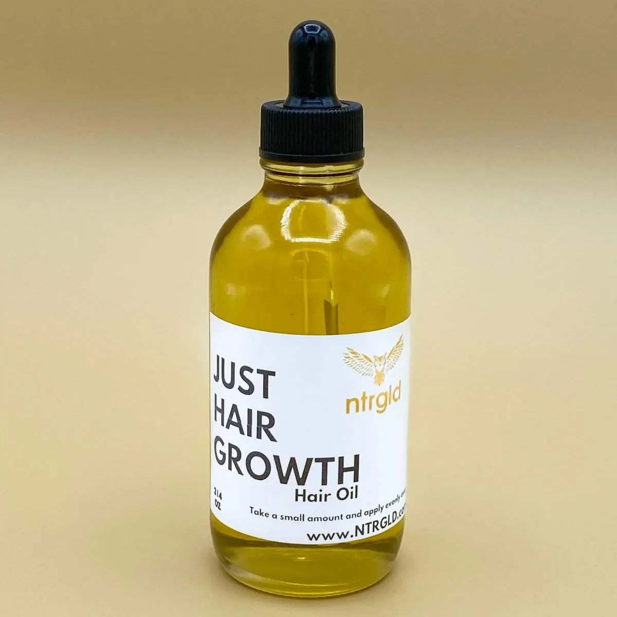 Neter Gold Just Hair Growth Oil - Improve Your Lackluster Edges with Avocado & Pumpkin Seed Oil
