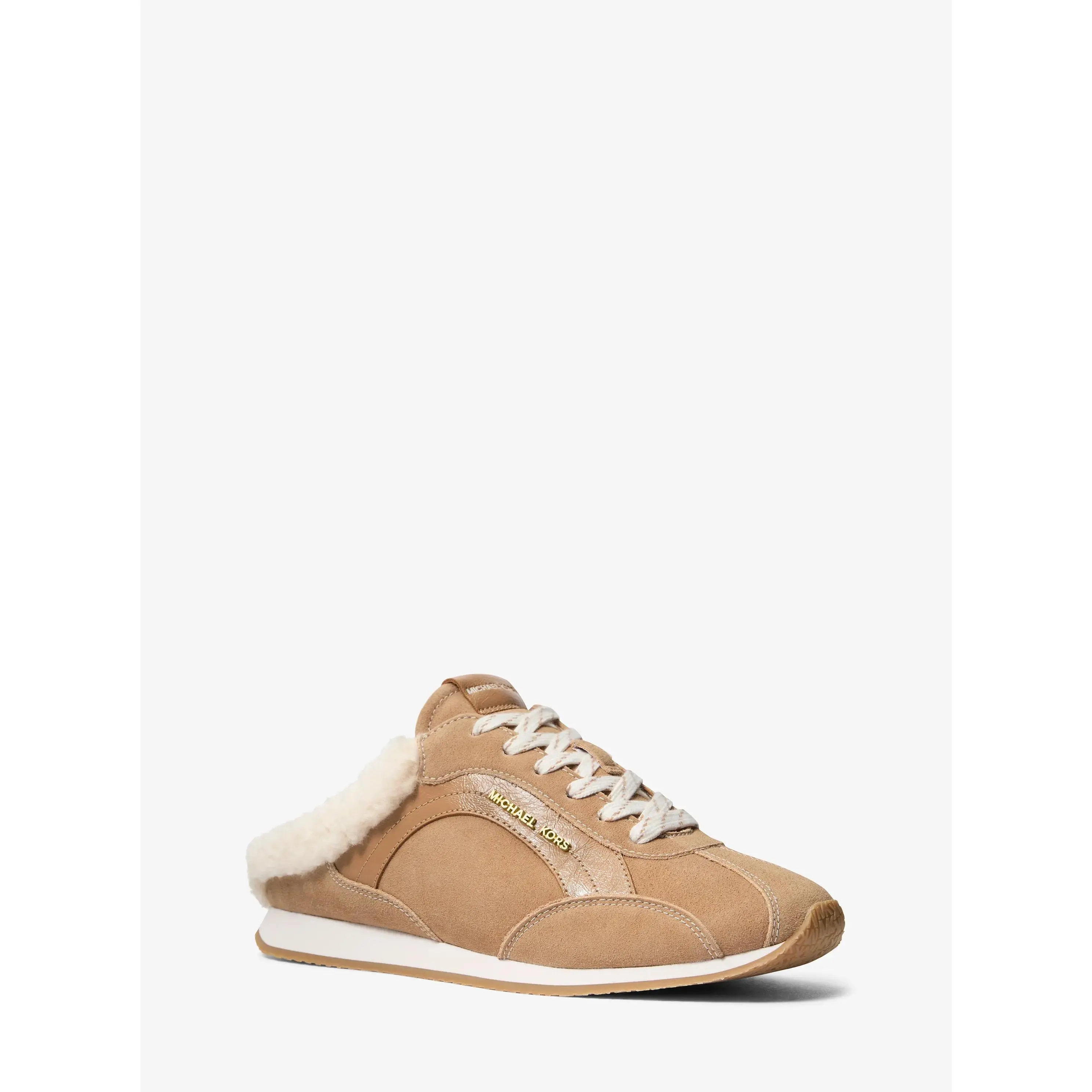 Avi Faux Shearling Trim Slip-On Sneaker