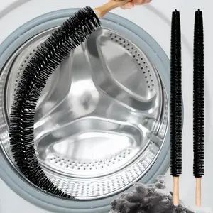 LMMAKE  Dryer Vent Cleaner Brush 29.9 Inch Long Flexible Steel Bristles for Lint Removal & Refrigerator Coil Cleaning Efficient Dust & Pet Hair Removal Tool