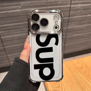SUP Fashion Phone Case TPU for iPhone17AIR 17PRO 16PRO 15PRO MAX  14 PLUS 13PRO 12 11PRO XS MAX X XR Samsung Galaxy S25 Ultra S24 S23 S22 Plus