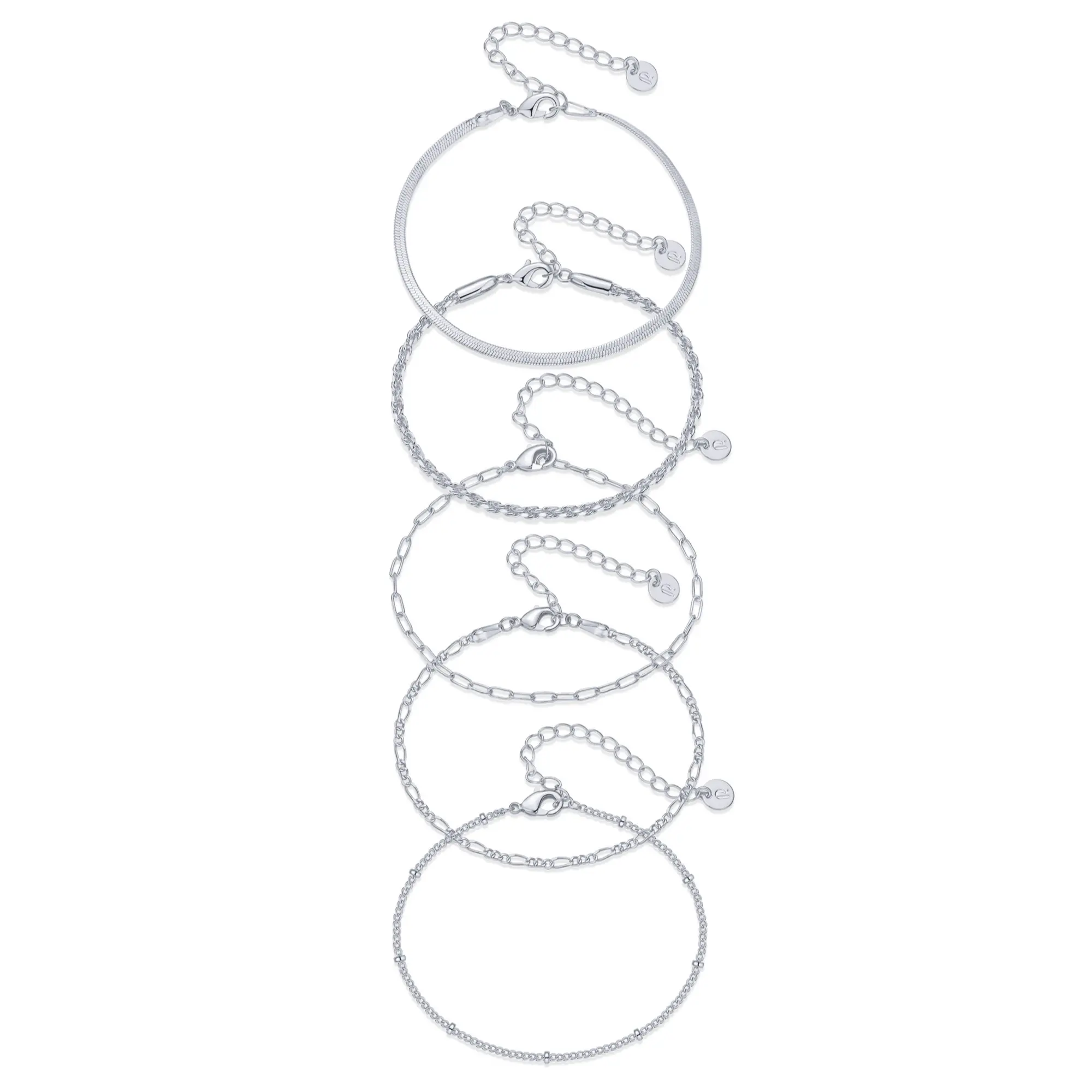 5-Piece Set - White Gold