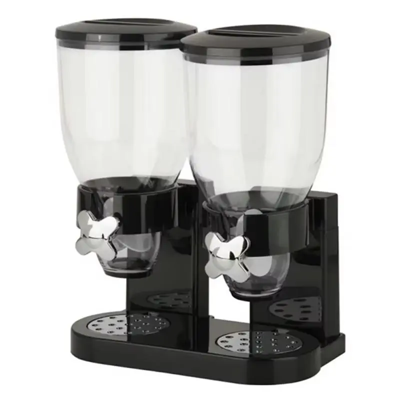 Multifunctional Cereal Dispenser,Dual Control Storage Container for Kitchen Organization Household Food Storage Bottles