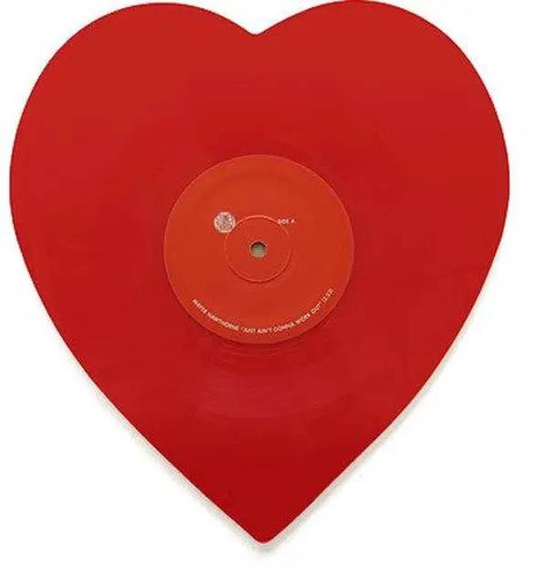 Mayer Hawthorne - Just Ain't Gonna Work Out / When I Said Goodbye [7" Heart Shaped Vinyl] NEW Vinyl Record 659457702816