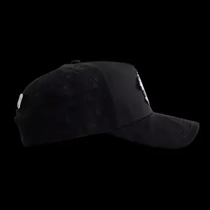 Baseball Cap with Embroidered Heart Cap Adjustable Pink or Black Hat Unisex