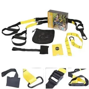 Home Gym Suspension Resistance Strength Training Fitness Straps Workout Trainer