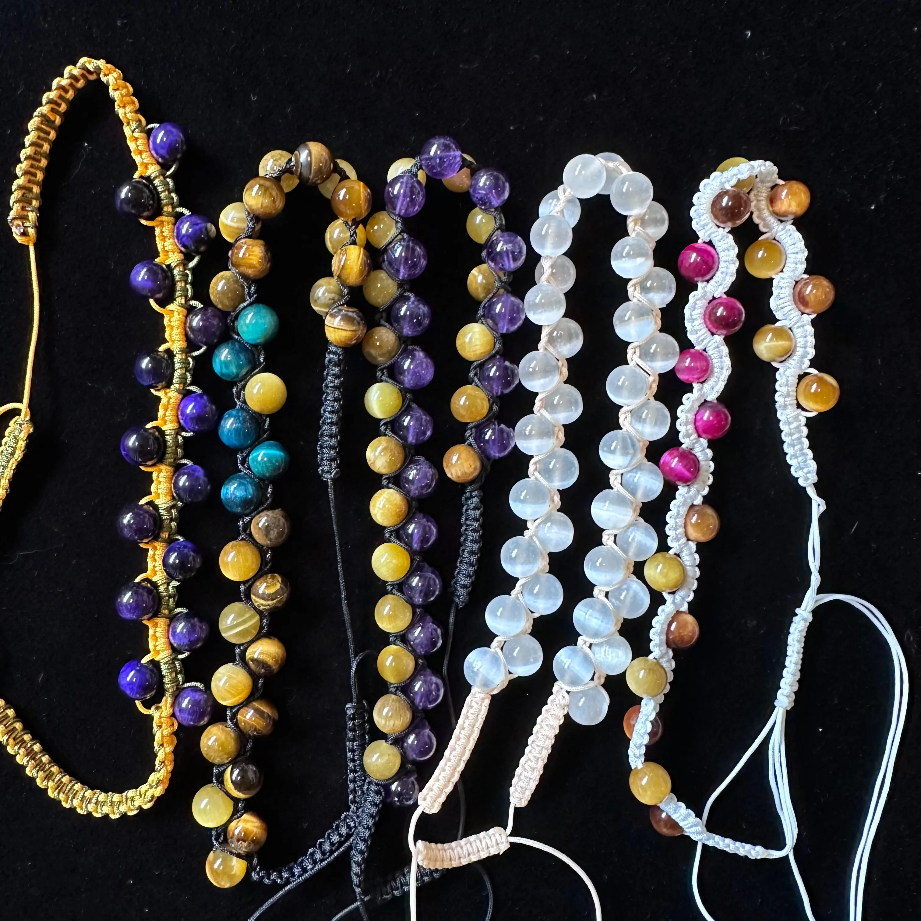 Custom made with tiger eyes 