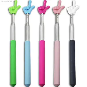 5 PCS Random Color School Teacher Pointer, Retractable Finger Pointer Tool, Retractable Classroom Mini Pointer, Ideal Classroom Teacher Supplies for Interactive Learning, Home OfficeDD14HUB STORE