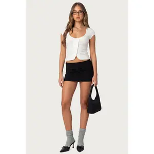 Aisha Low Rise Mini Skirt