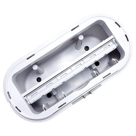 Joy Mangano Joy CleanBoss Clean Flat Mop Bucket & Stand w/Antimicrobial