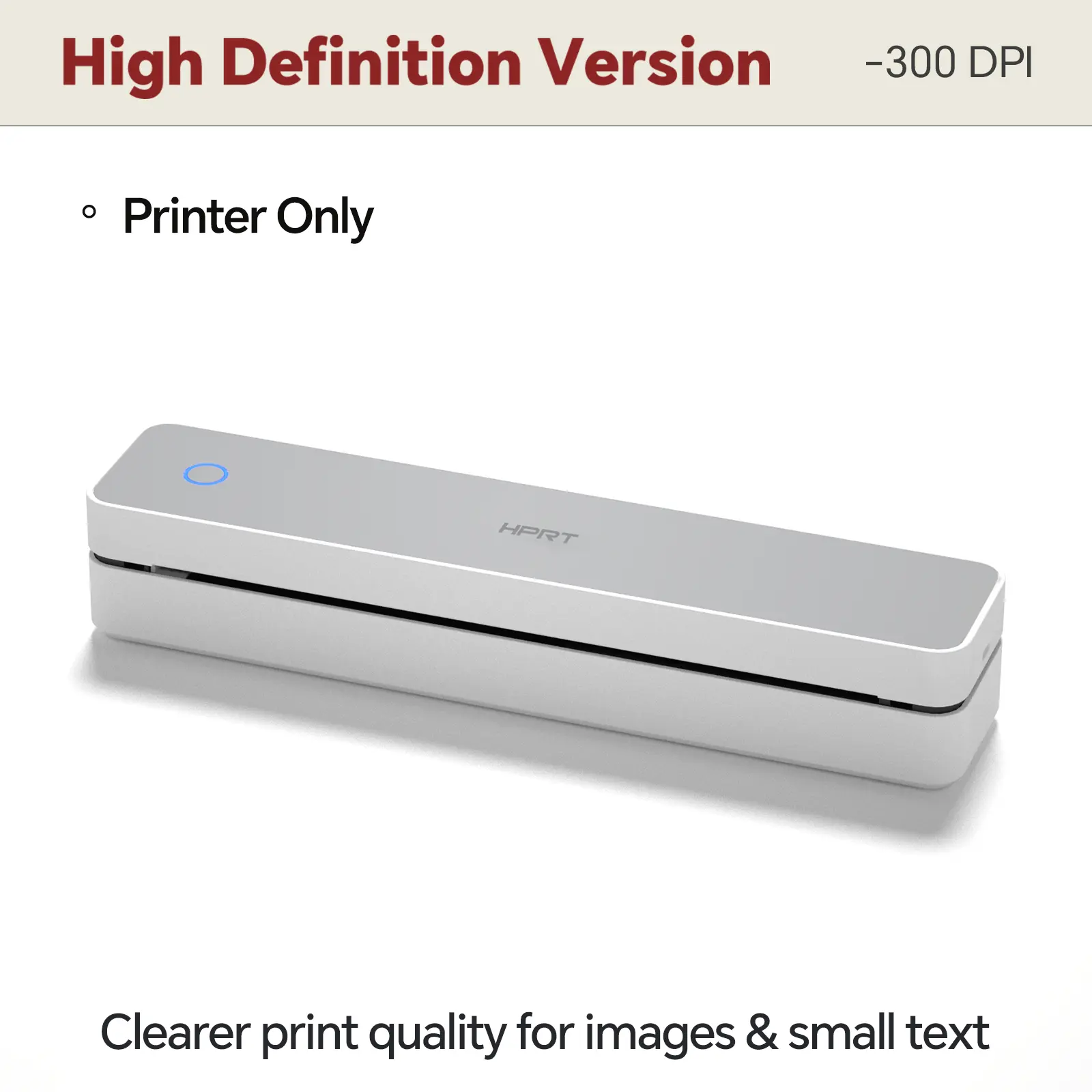 White Printer(300DPI)+10 Sheets Paper